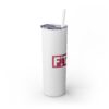 Fitness Themed Skinny Tumbler with Straw, 20oz | Workout Water Bottle, Gym Drinkware, Motivational Tumbler, Fitness Gift, Exercise Mug - Image 8