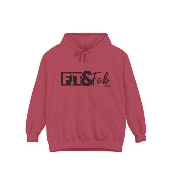 Fit & Fab Life Unisex Lightweight Hooded Sweatshirt – Gym Wear, Fitness Gift, Casual Hoodie, Workout Apparel, Stylish Athleisure