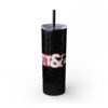 Fitness Themed Skinny Tumbler with Straw, 20oz | Workout Water Bottle, Gym Drinkware, Motivational Tumbler, Fitness Gift, Exercise Mug