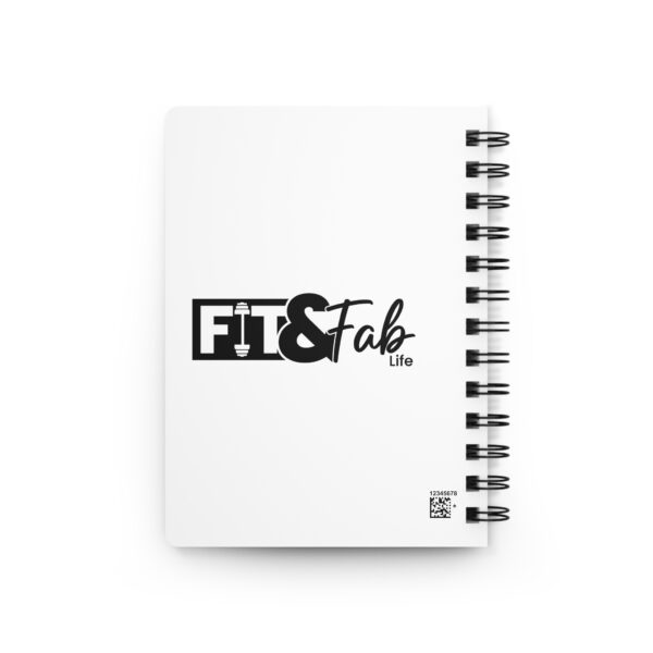 Fit & Fab Life Spiral Bound Journal - Fitness Planner, Workout Notebook, Goal Tracker, Self-Care Journal, Inspirational Gift - Image 2
