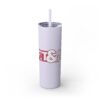 Fitness Themed Skinny Tumbler with Straw, 20oz | Workout Water Bottle, Gym Drinkware, Motivational Tumbler, Fitness Gift, Exercise Mug - Image 19