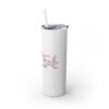 Fitness Themed Skinny Tumbler with Straw, 20oz | Workout Water Bottle, Gym Drinkware, Motivational Tumbler, Fitness Gift, Exercise Mug - Image 10
