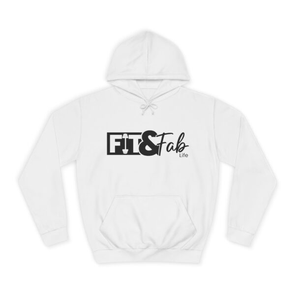 Stylish College Hoodie - Fit & Fab, Perfect for Students, Casual Wear, Gifts, Fitness Enthusiasts