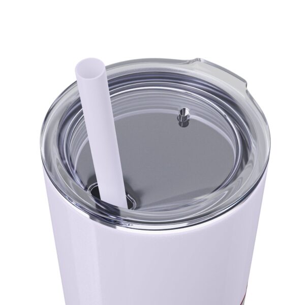 Fitness Themed Skinny Tumbler with Straw, 20oz | Workout Water Bottle, Gym Drinkware, Motivational Tumbler, Fitness Gift, Exercise Mug - Image 24