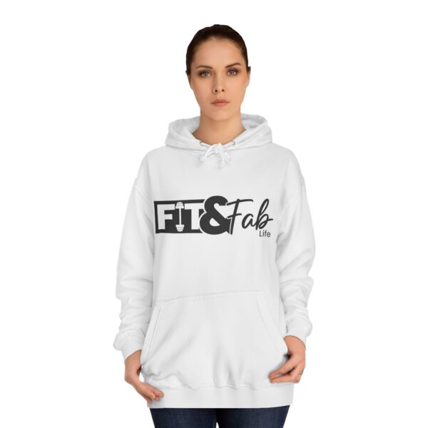 Stylish College Hoodie - Fit & Fab, Perfect for Students, Casual Wear, Gifts, Fitness Enthusiasts - Image 4