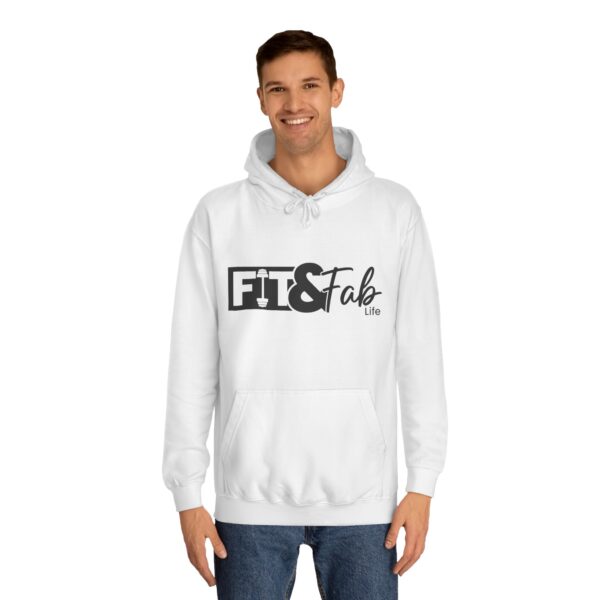 Stylish College Hoodie - Fit & Fab, Perfect for Students, Casual Wear, Gifts, Fitness Enthusiasts - Image 3