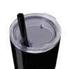 Fitness Themed Skinny Tumbler with Straw, 20oz | Workout Water Bottle, Gym Drinkware, Motivational Tumbler, Fitness Gift, Exercise Mug - Image 6