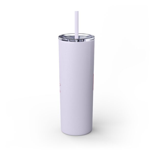 Fitness Themed Skinny Tumbler with Straw, 20oz | Workout Water Bottle, Gym Drinkware, Motivational Tumbler, Fitness Gift, Exercise Mug - Image 21