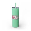 Fitness Themed Skinny Tumbler with Straw, 20oz | Workout Water Bottle, Gym Drinkware, Motivational Tumbler, Fitness Gift, Exercise Mug - Image 13