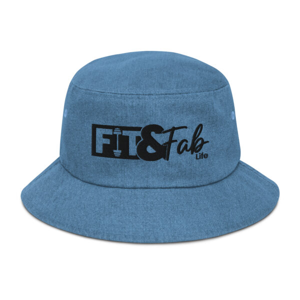 Denim bucket hat