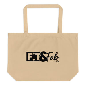 Large organic tote bag