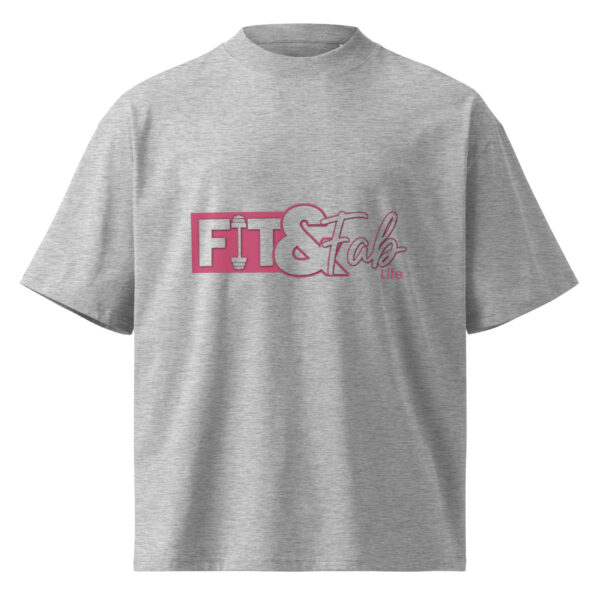 Unisex organic oversized high neck t-shirt - Image 9