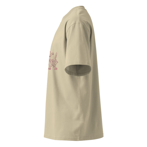 Unisex organic oversized high neck t-shirt - Image 16