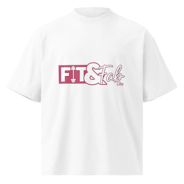 Unisex organic oversized high neck t-shirt - Image 17