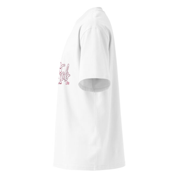 Unisex organic oversized high neck t-shirt - Image 20