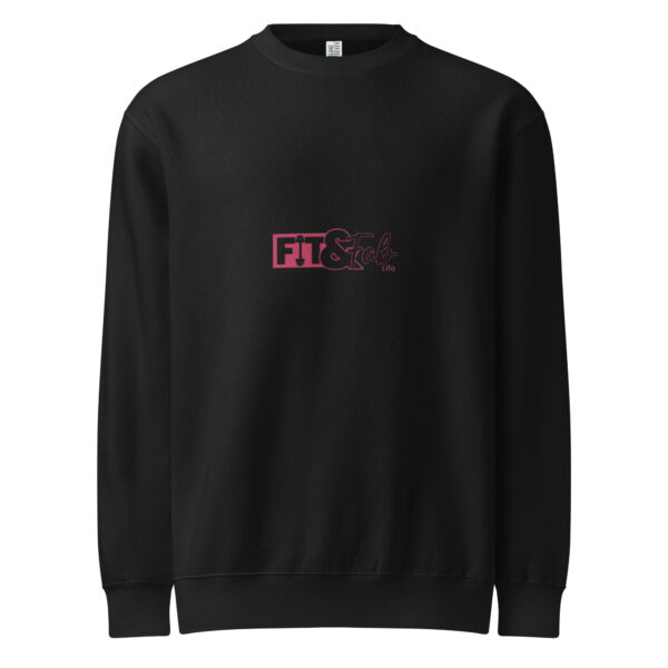 Unisex premium crew neck sweatshirt - Image 2