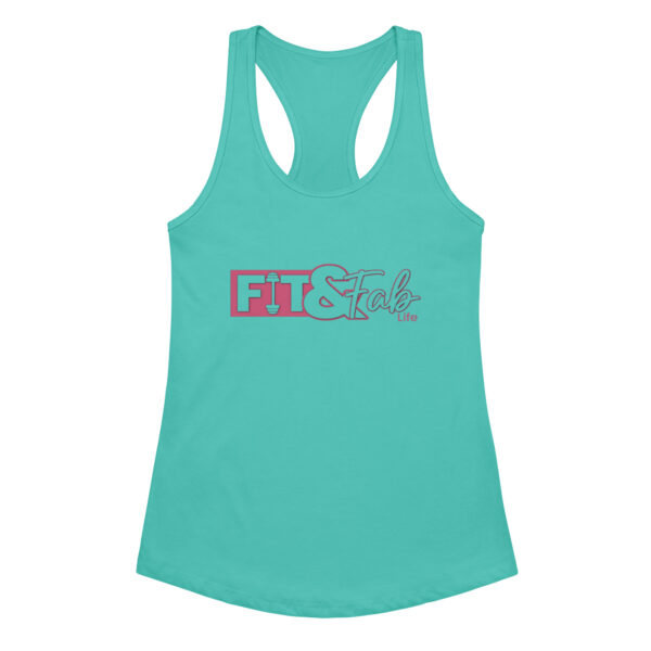 Women’s fitted racerback tank top