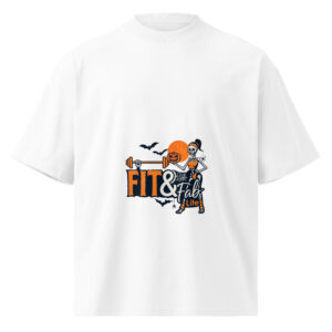 Unisex organic oversized high neck t-shirt