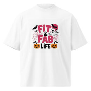 Unisex organic oversized high neck t-shirt