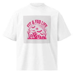 Unisex organic oversized high neck t-shirt