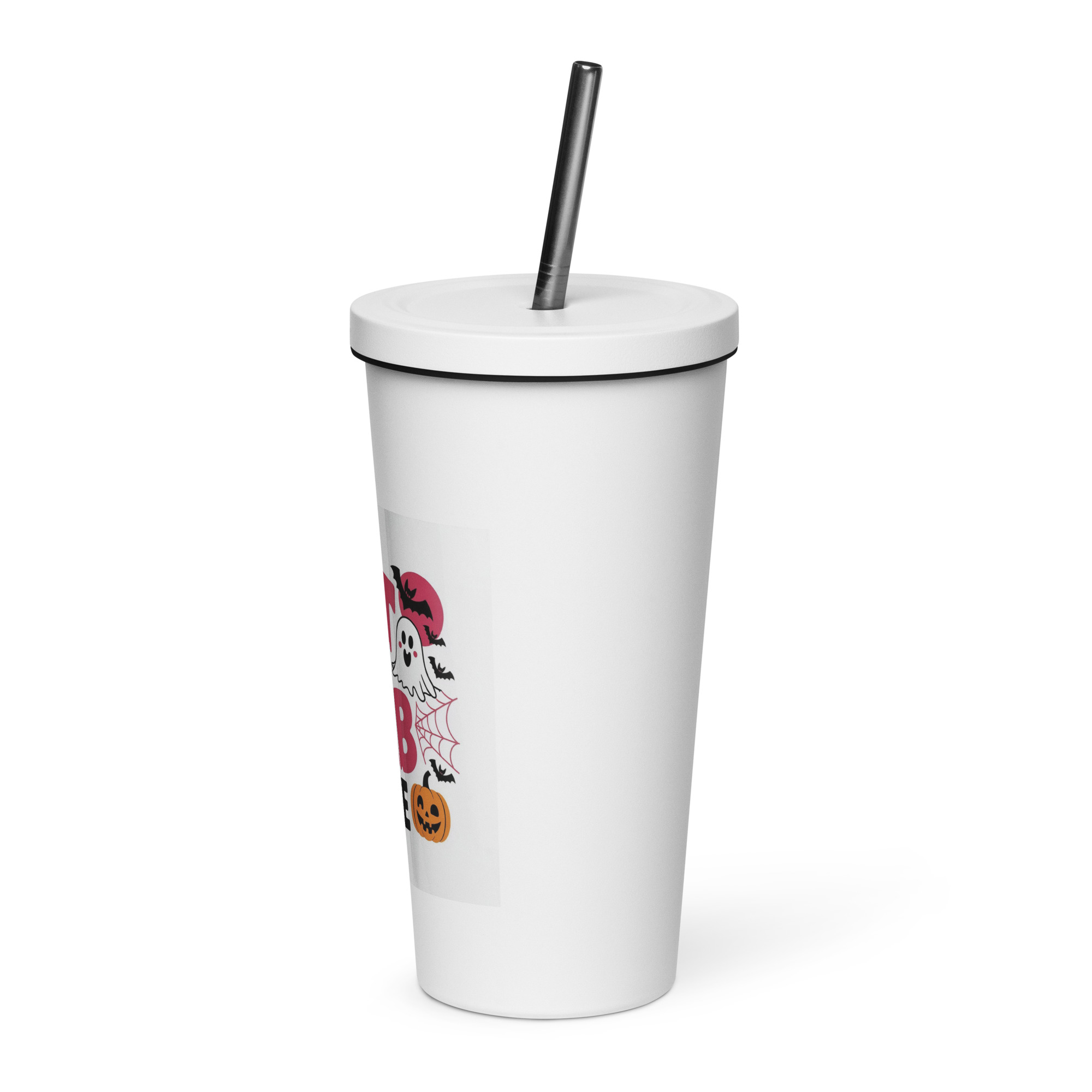 Insulated tumbler with a straw - Image 3