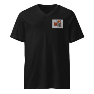 Unisex Short Sleeve V-Neck T-Shirt