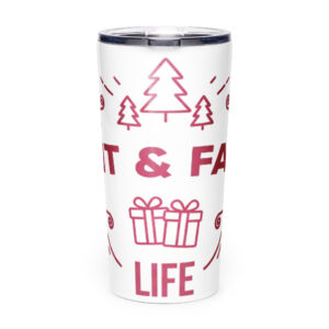 Tapered stainless steel tumbler